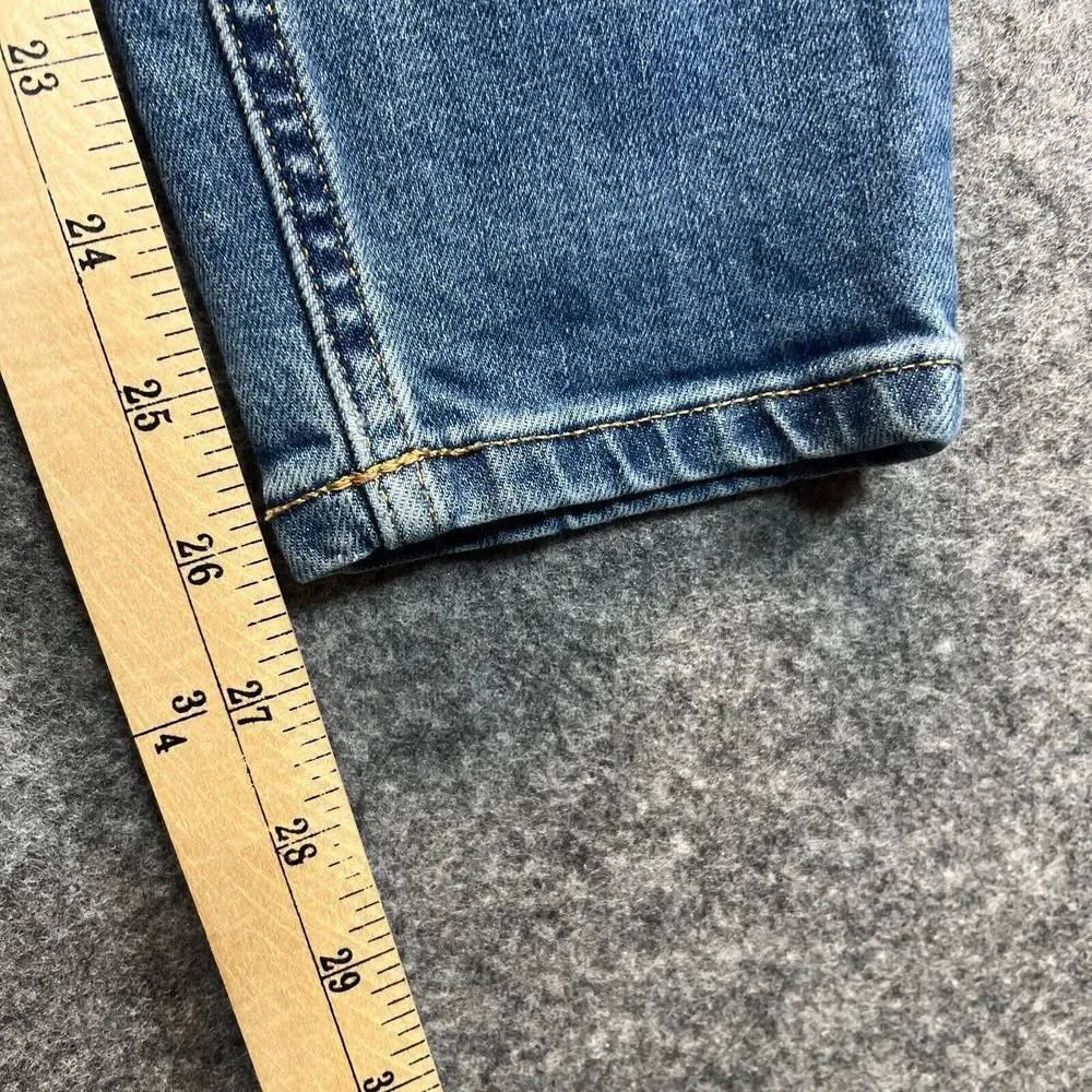Everlane Jeans Womens Size 28 Skinny Mid Rise Light Blue Stretch Denim‎